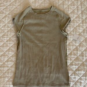 We The Free Olive Green Blouse